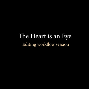 The Heart is an Eye - Editing workflow session