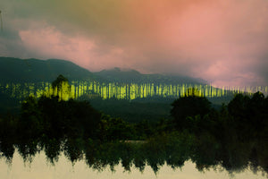 in the countryside, like rain